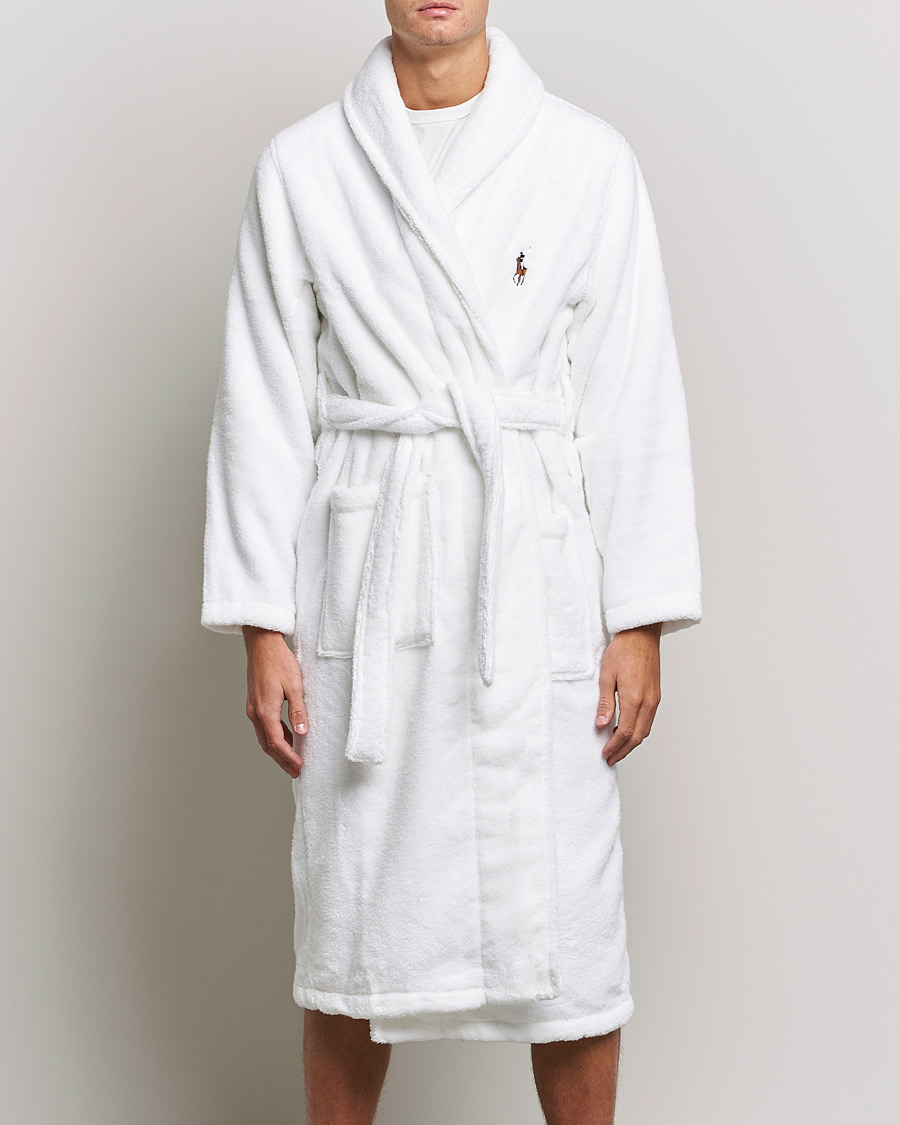 Herre | Pyjamaser & Badekåper | Polo Ralph Lauren | Cotton Terry Robe White White