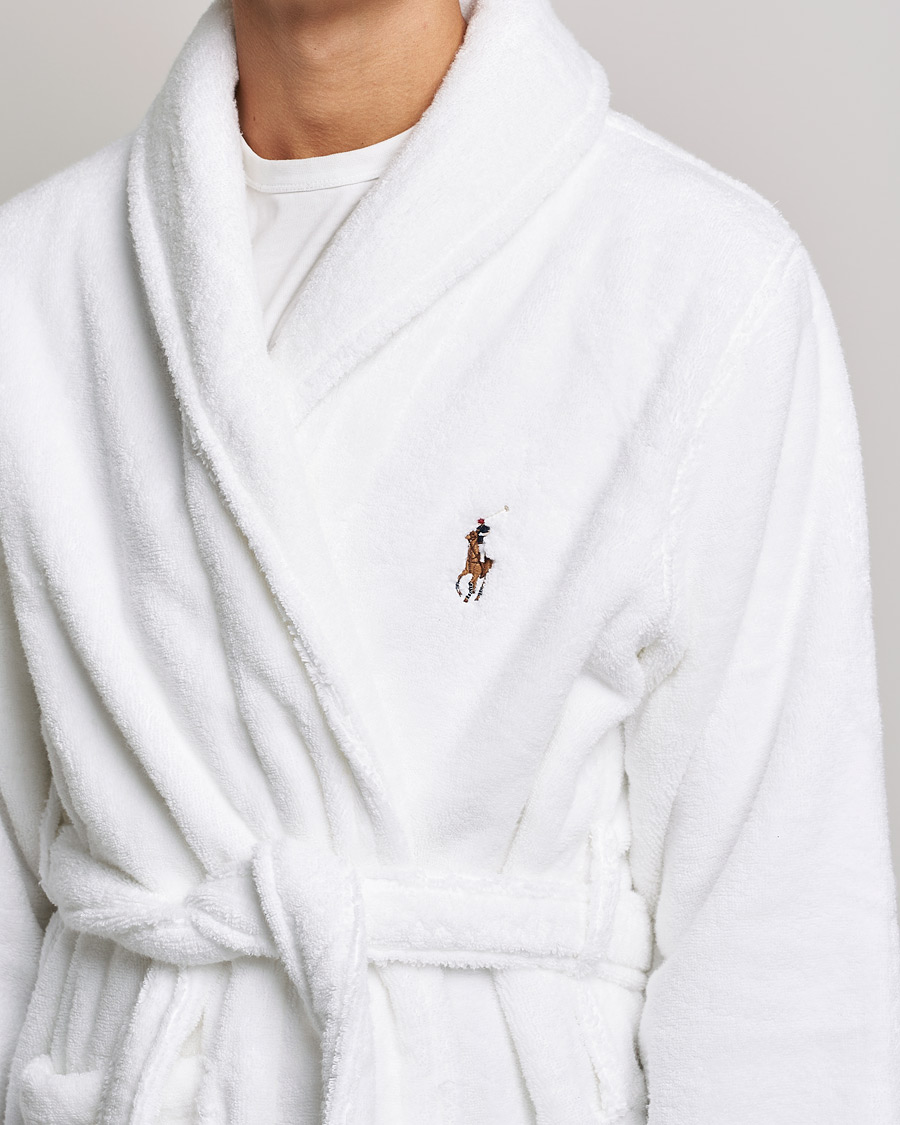 Herre | Pyjamaser og badekåper | Polo Ralph Lauren | Cotton Terry Robe White White