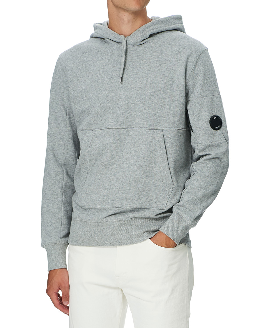 Herre | Gensere | C.P. Company | Hooded Lens Sweatshirt Grey