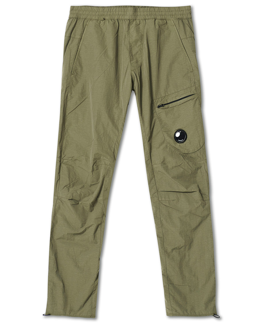 Herre | Bukser | C.P. Company | Flat Nylon Cargo Pants Green
