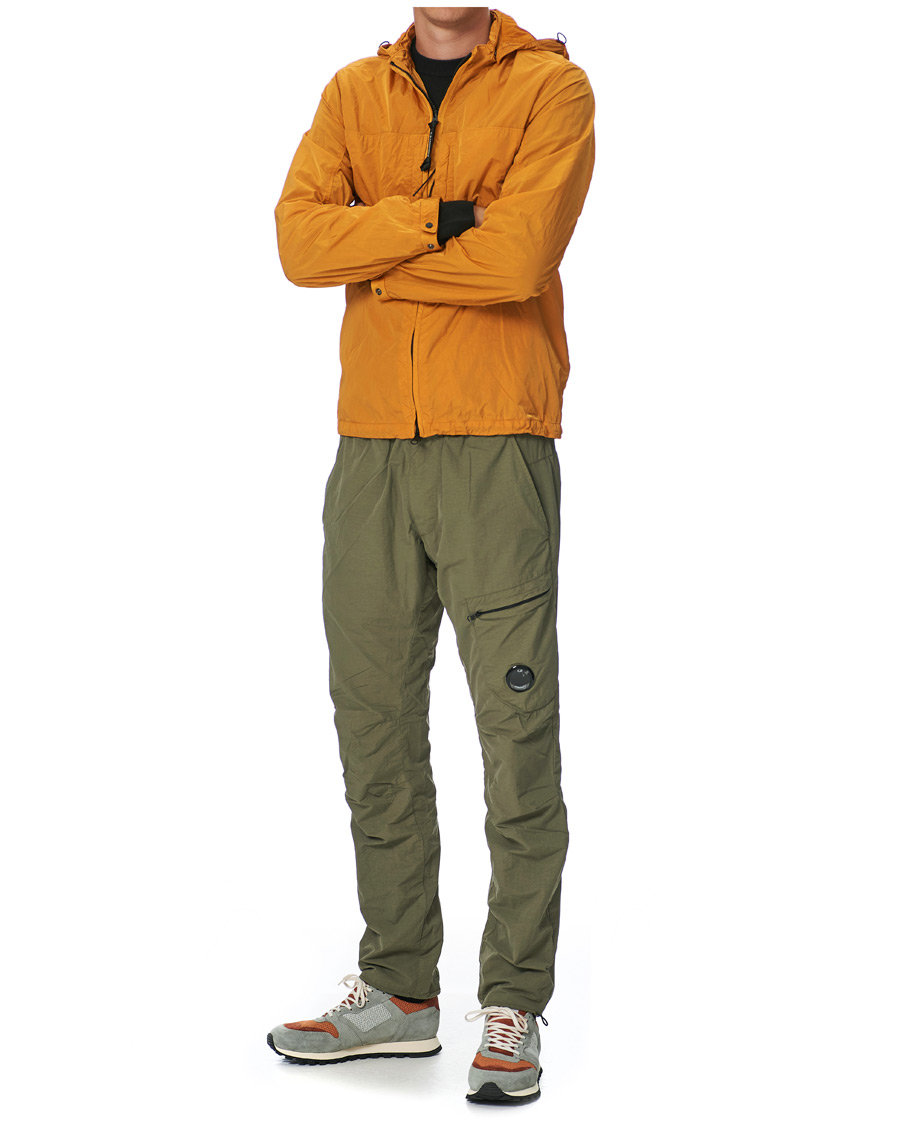 Herre | Bukser | C.P. Company | Flat Nylon Cargo Pants Green