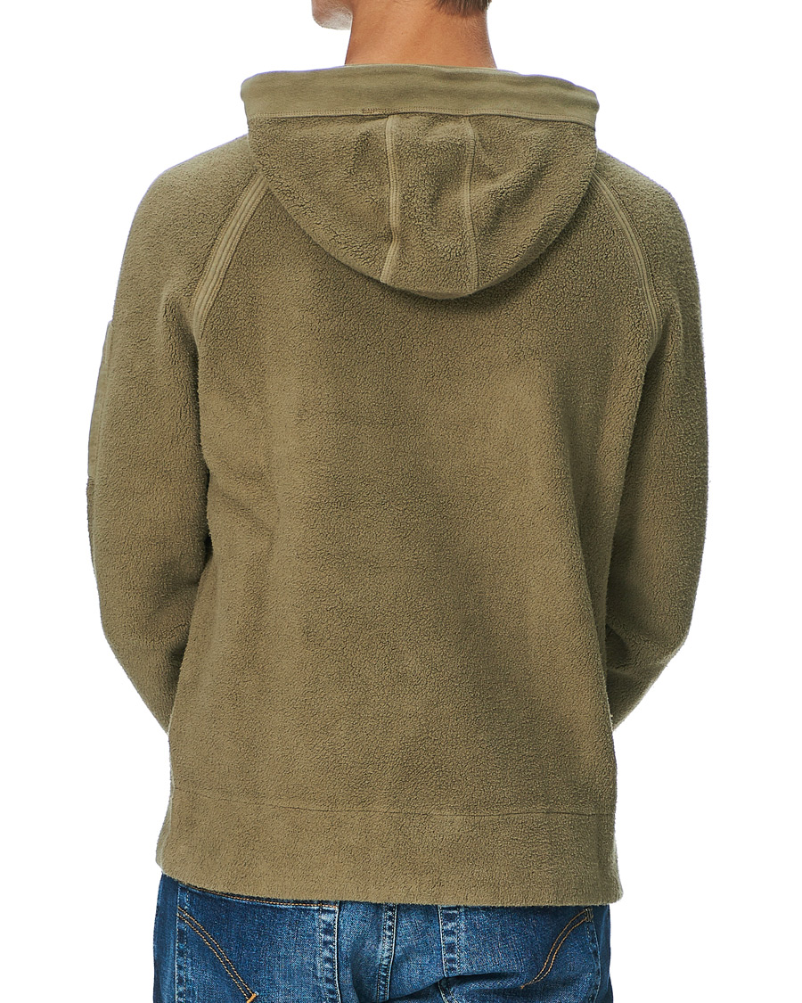 Herre | Gensere | C.P. Company | Polar Fleece Hoodie Olive
