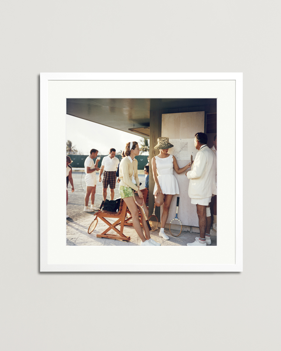 Herre |  | Sonic Editions | Framed Slim Aarons Tennis In The Bahamas