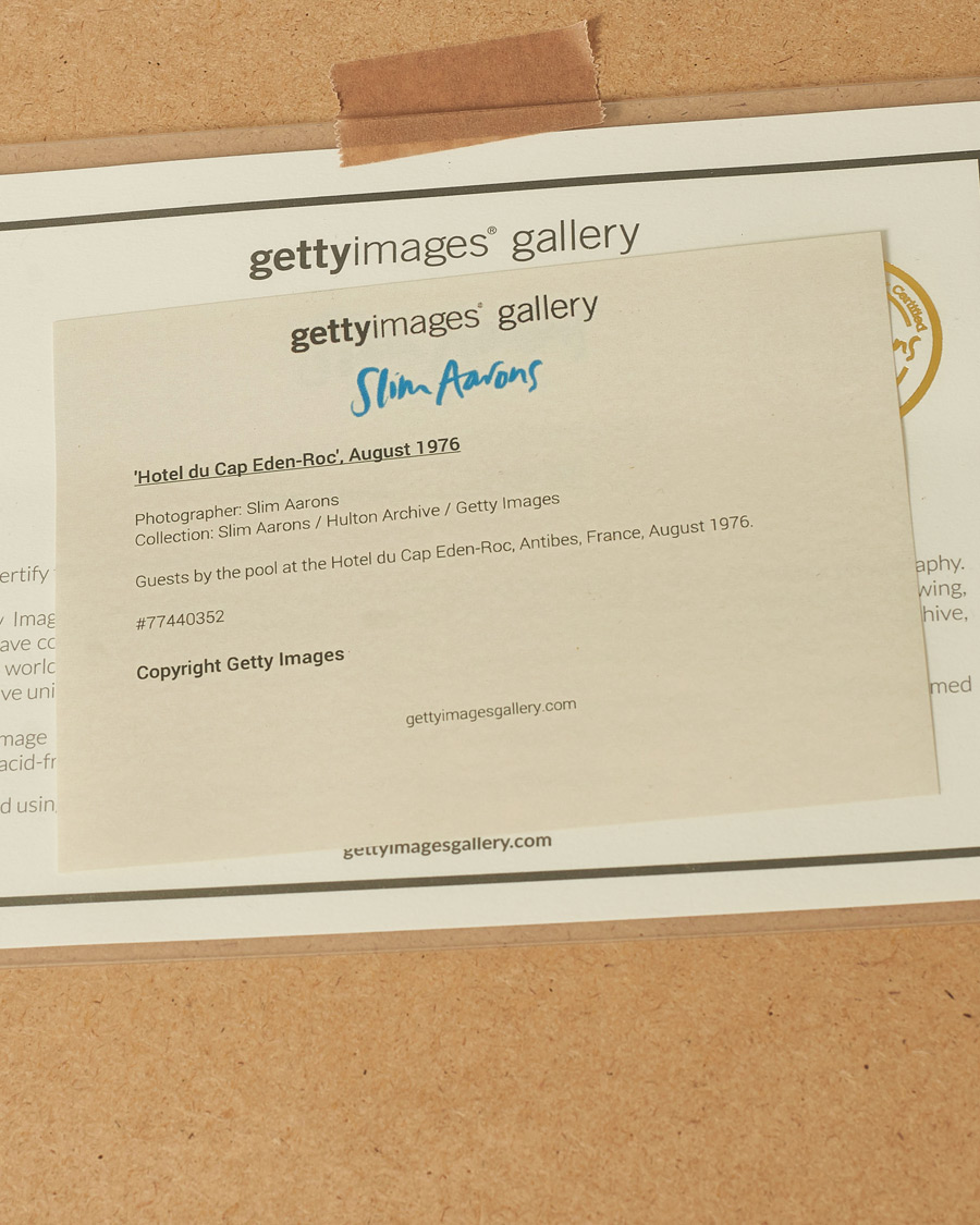 Herre | Bilder | Sonic Editions | Framed Slim Aarons Pool Hotel Du Cap Eden Roc