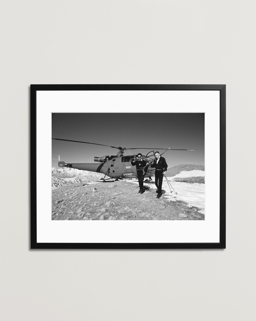 Herre | Bilder | Sonic Editions | Framed Agnelli Goes Skiing