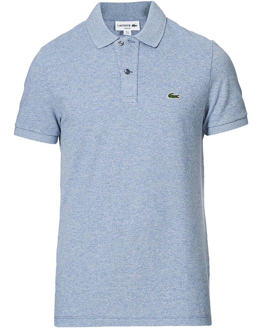 Herre | Pikéer | Lacoste | Slim Fit Polo Piké Light Indigo Blue
