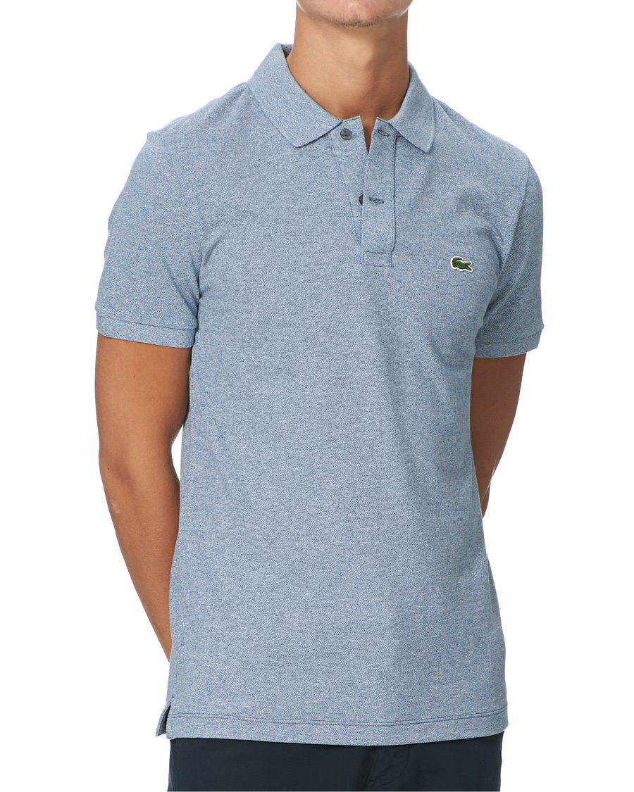 Herre | Pikéer | Lacoste | Slim Fit Polo Piké Light Indigo Blue