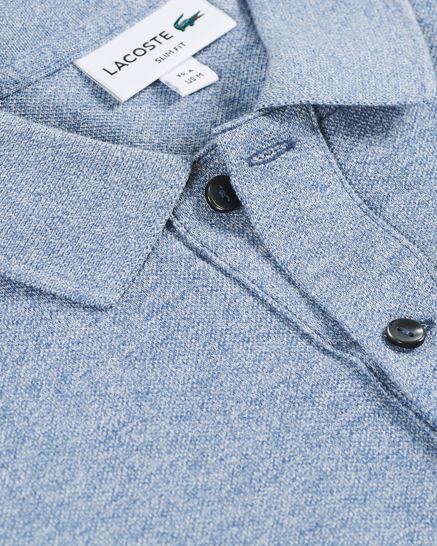 Herre | Pikéer | Lacoste | Slim Fit Polo Piké Light Indigo Blue