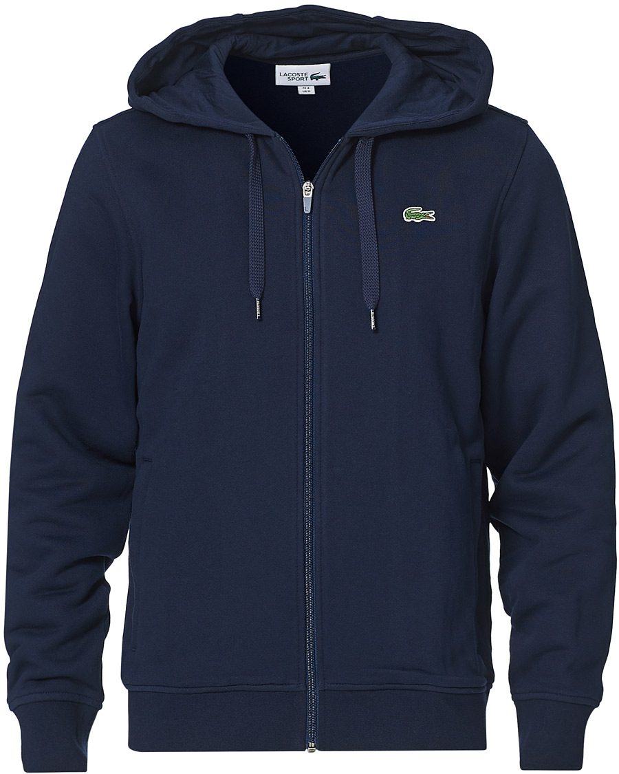 Herre | Gensere | Lacoste | Full Zip Hood Navy