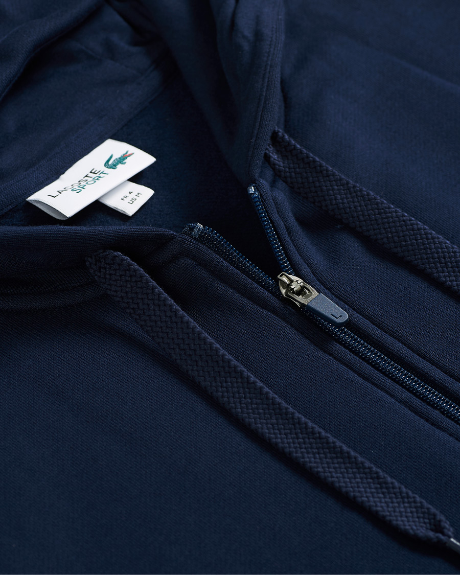 Herre | Gensere | Lacoste | Full Zip Hood Navy