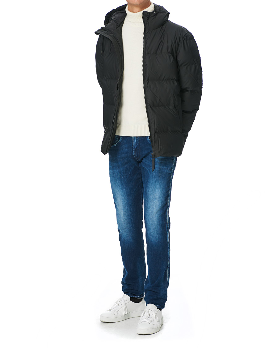 Herre | Jakker | RAINS | Waterproof Puffer Hooded Jacket Black
