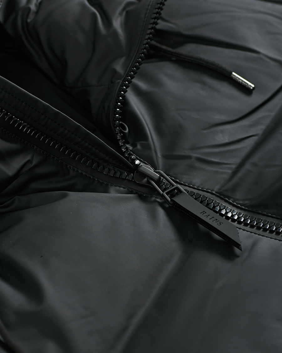 Herre | Jakker | RAINS | Waterproof Puffer Hooded Jacket Black