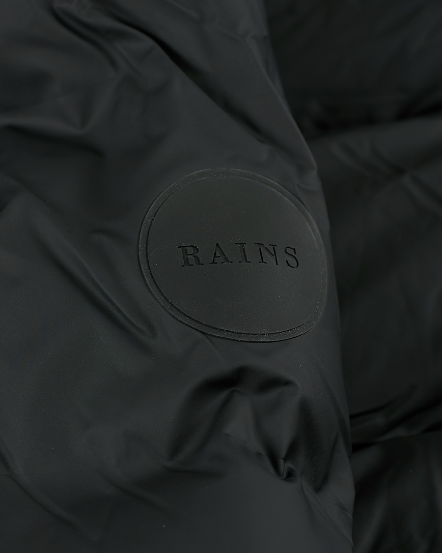 Herre | Jakker | RAINS | Waterproof Puffer Hooded Jacket Black
