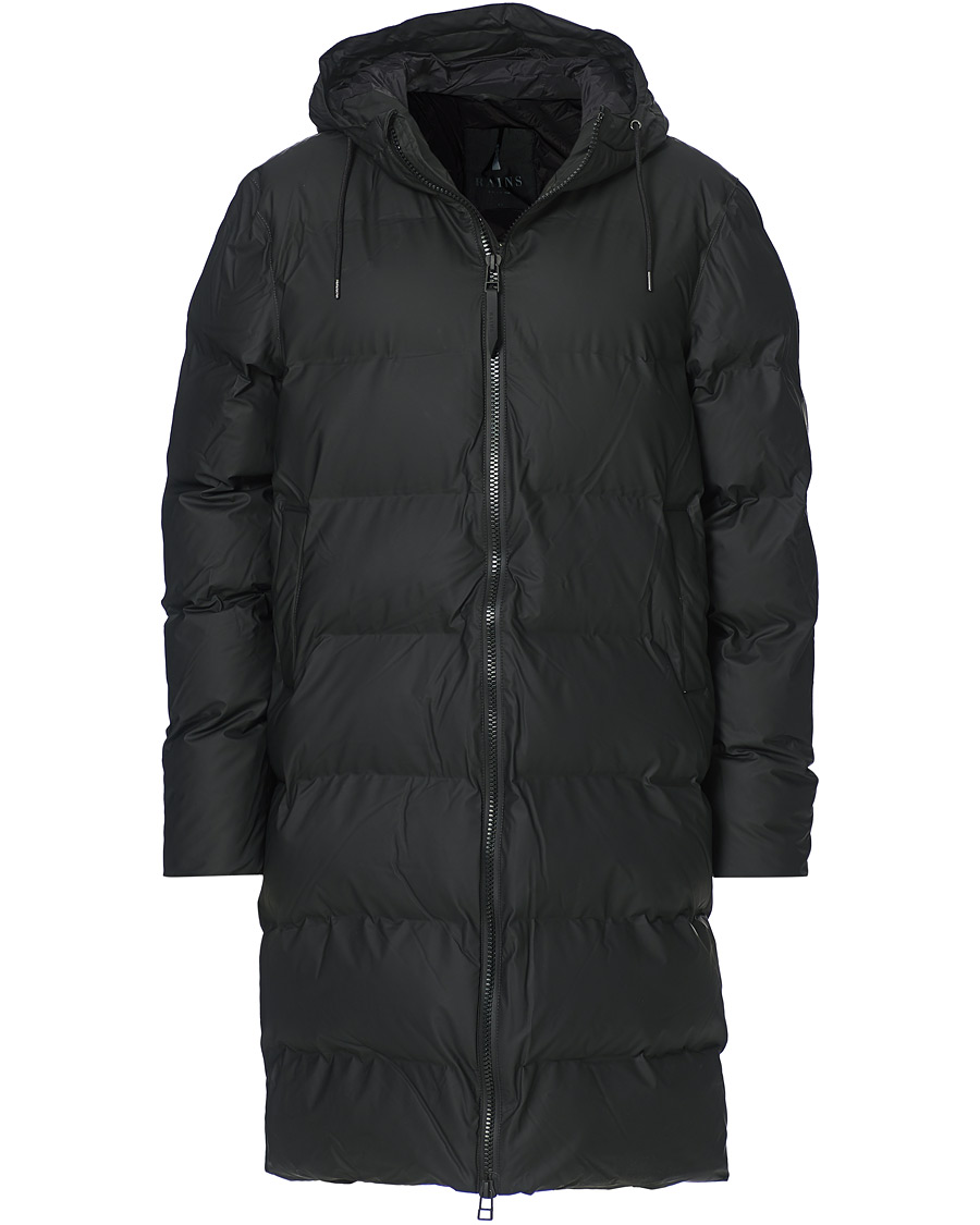 Herre |  | RAINS | Waterproof Long Puffer Jacket Black