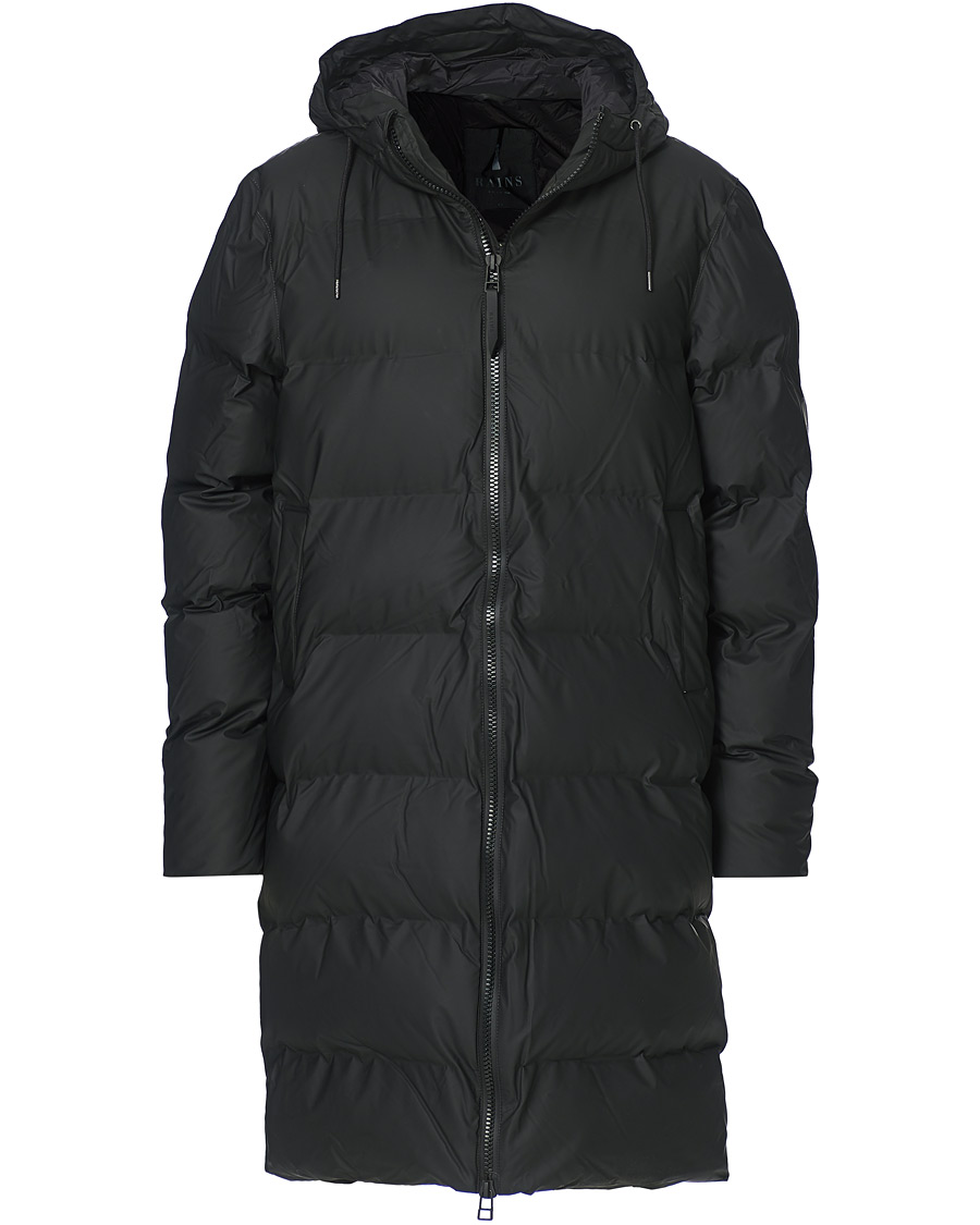 Herre | Jakker | RAINS | Waterproof Long Puffer Jacket Black