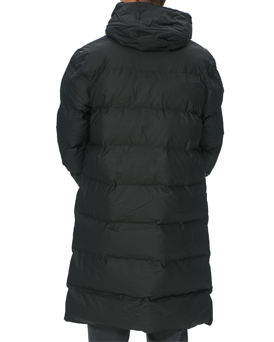Herre | Jakker | RAINS | Waterproof Long Puffer Jacket Black