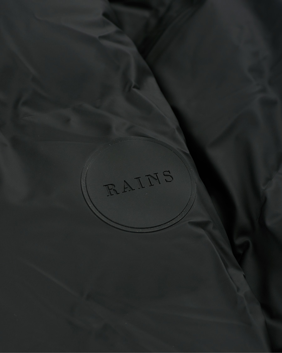 Herre | Jakker | RAINS | Waterproof Long Puffer Jacket Black