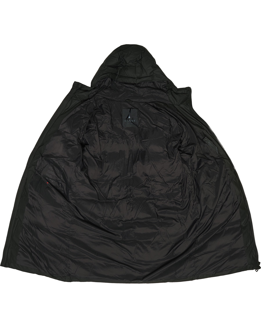 Herre | Jakker | RAINS | Waterproof Long Puffer Jacket Black