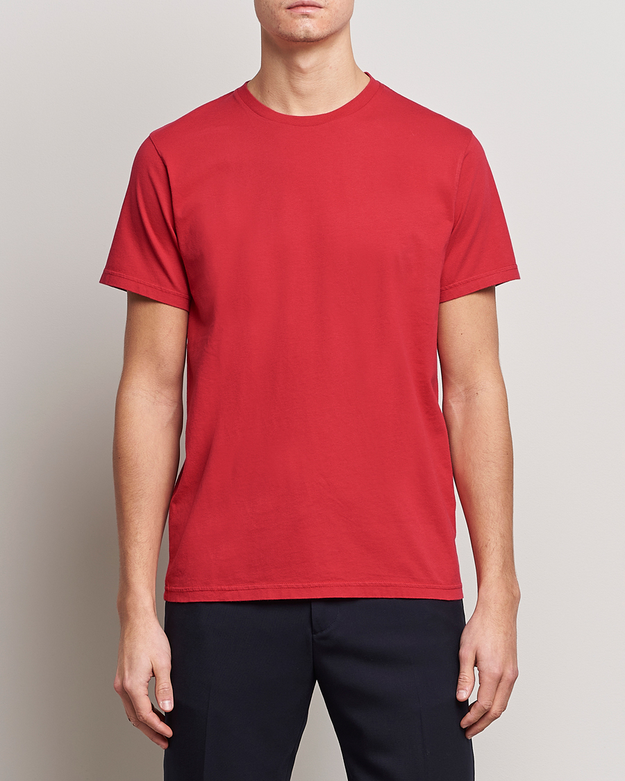 Herre | T-Shirts | Colorful Standard | Classic Organic T-Shirt Scarlet Red