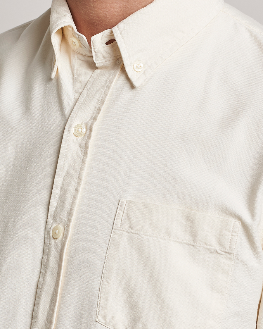 Herre | Skjorter | Colorful Standard | Classic Organic Oxford Button Down Shirt Ivory White