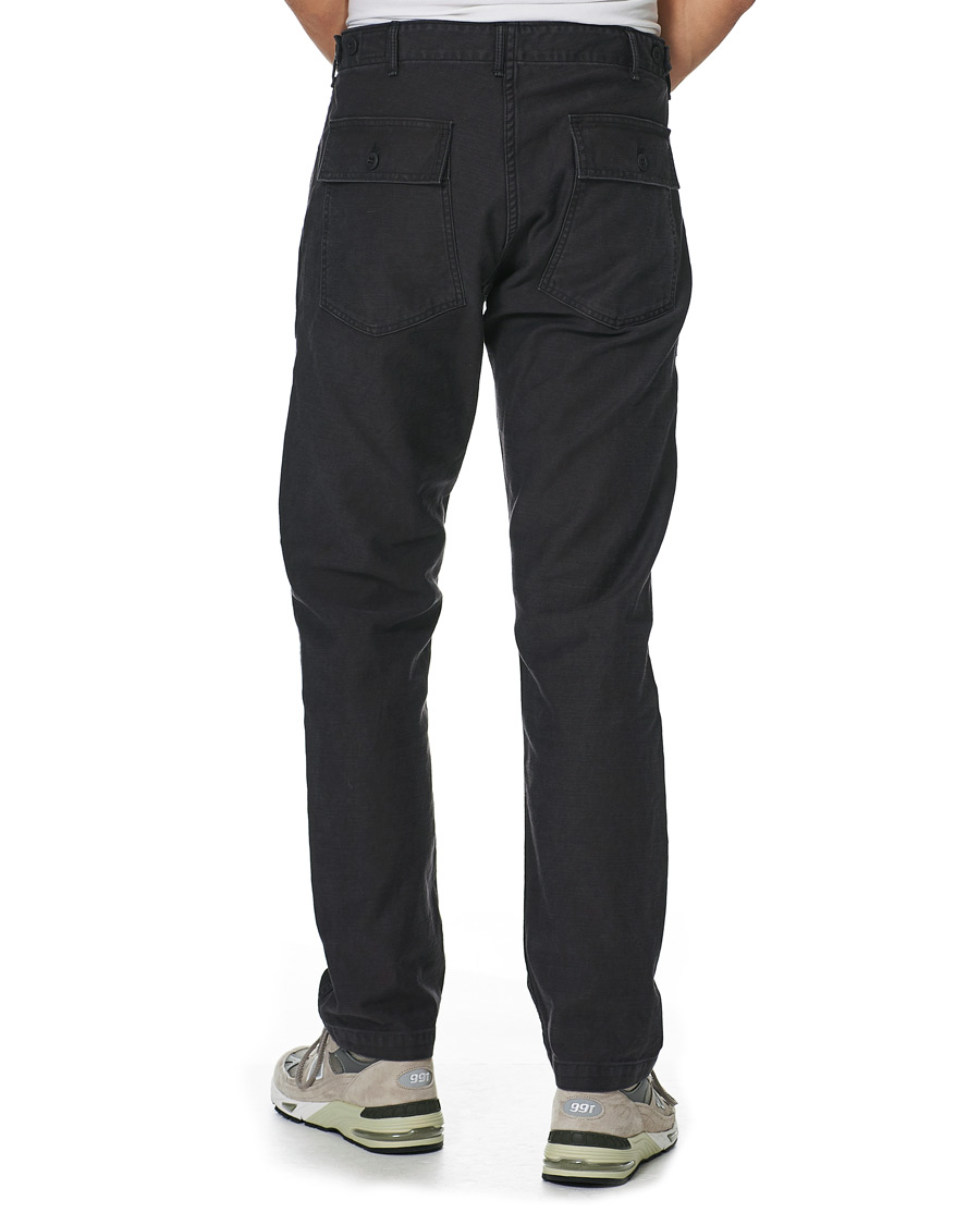 Herre | Bukser | orSlow | Slim Fit Original Sateen Fatigue Pants Black