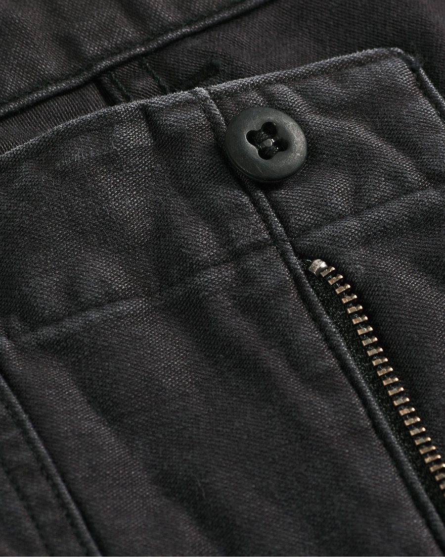 Herre | Bukser | orSlow | Slim Fit Original Sateen Fatigue Pants Black