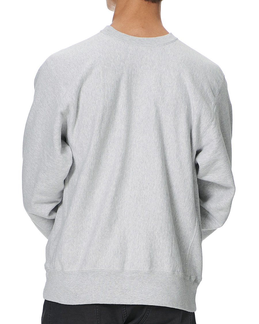 Herre | Gensere | orSlow | R Reverse Heavy Weight Sweatshirt Heather Grey