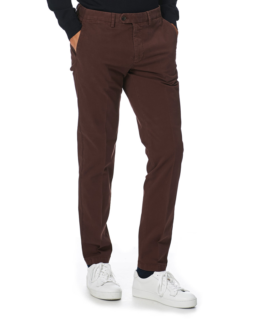 Herre | | Oscar Jacobson | Danwick Side Adjusters Chino Burgundy