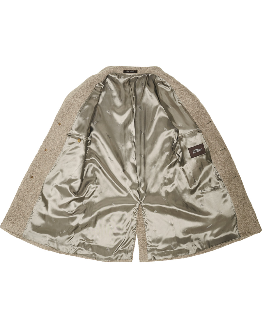 Herre | Jakker | Oscar Jacobson | Storvik Wool Terry Coat Creme
