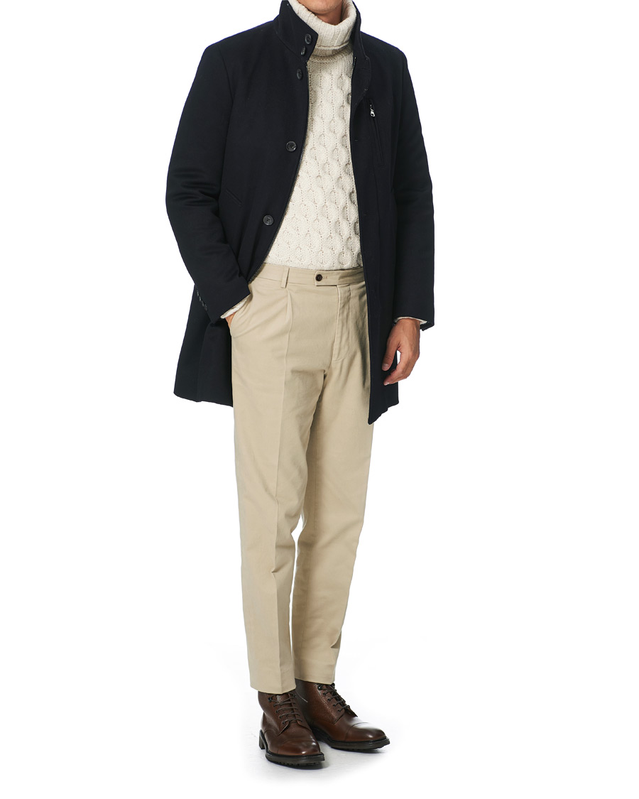 Herre | Jakker | Oscar Jacobson | Landon Loro Piana Jacket Navy