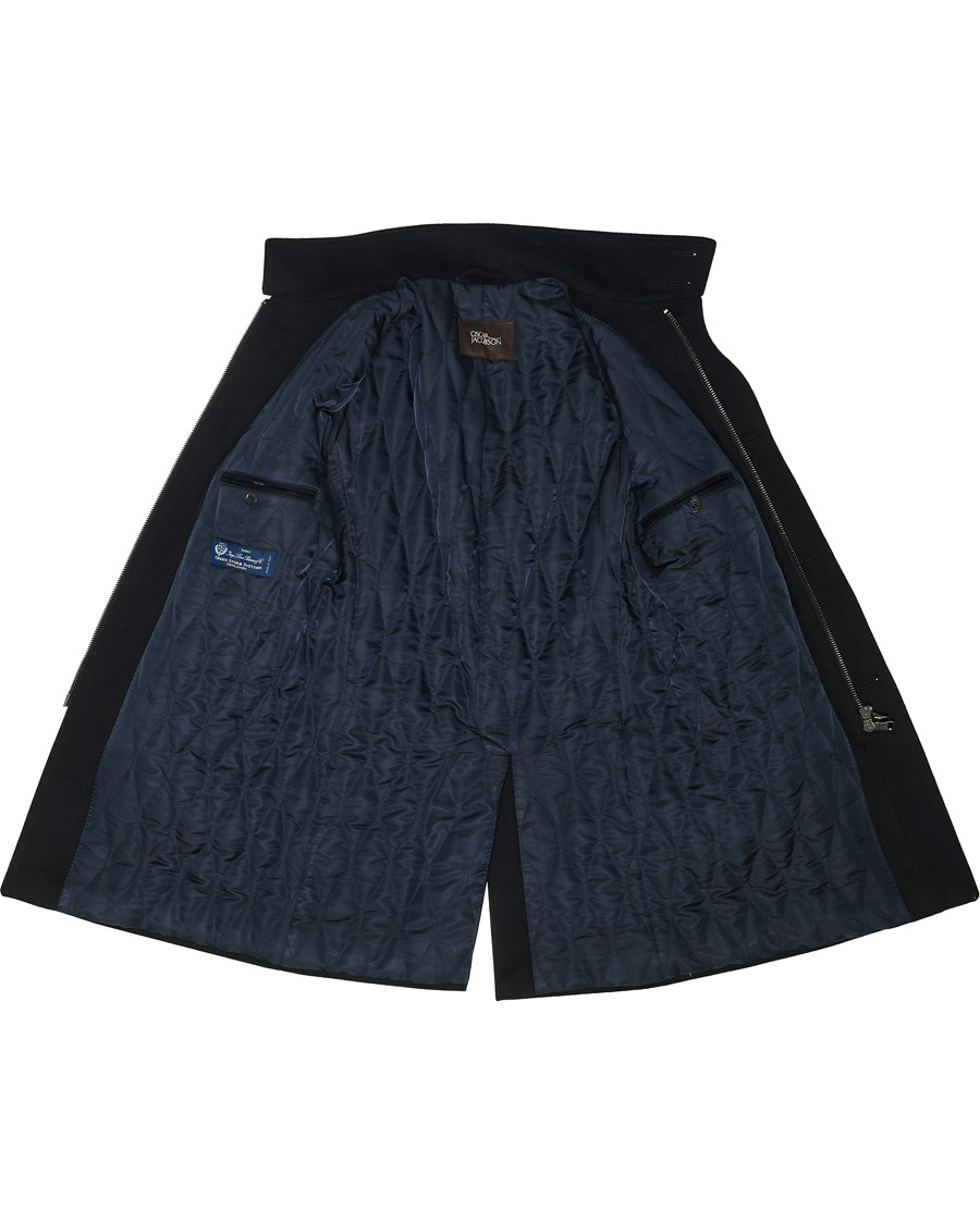 Herre | Jakker | Oscar Jacobson | Landon Loro Piana Jacket Navy