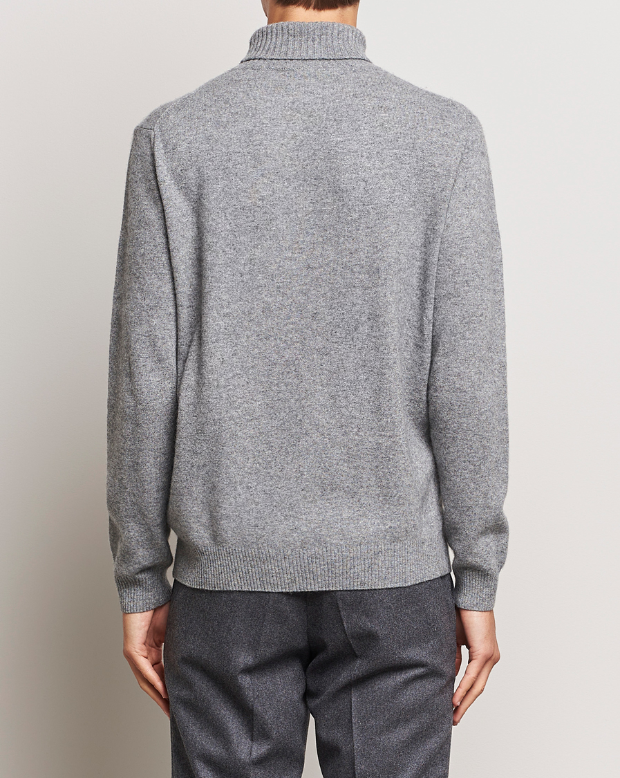 Herre | Gensere | Oscar Jacobson | Salim Wool/Cashmere Rollneck Light Grey