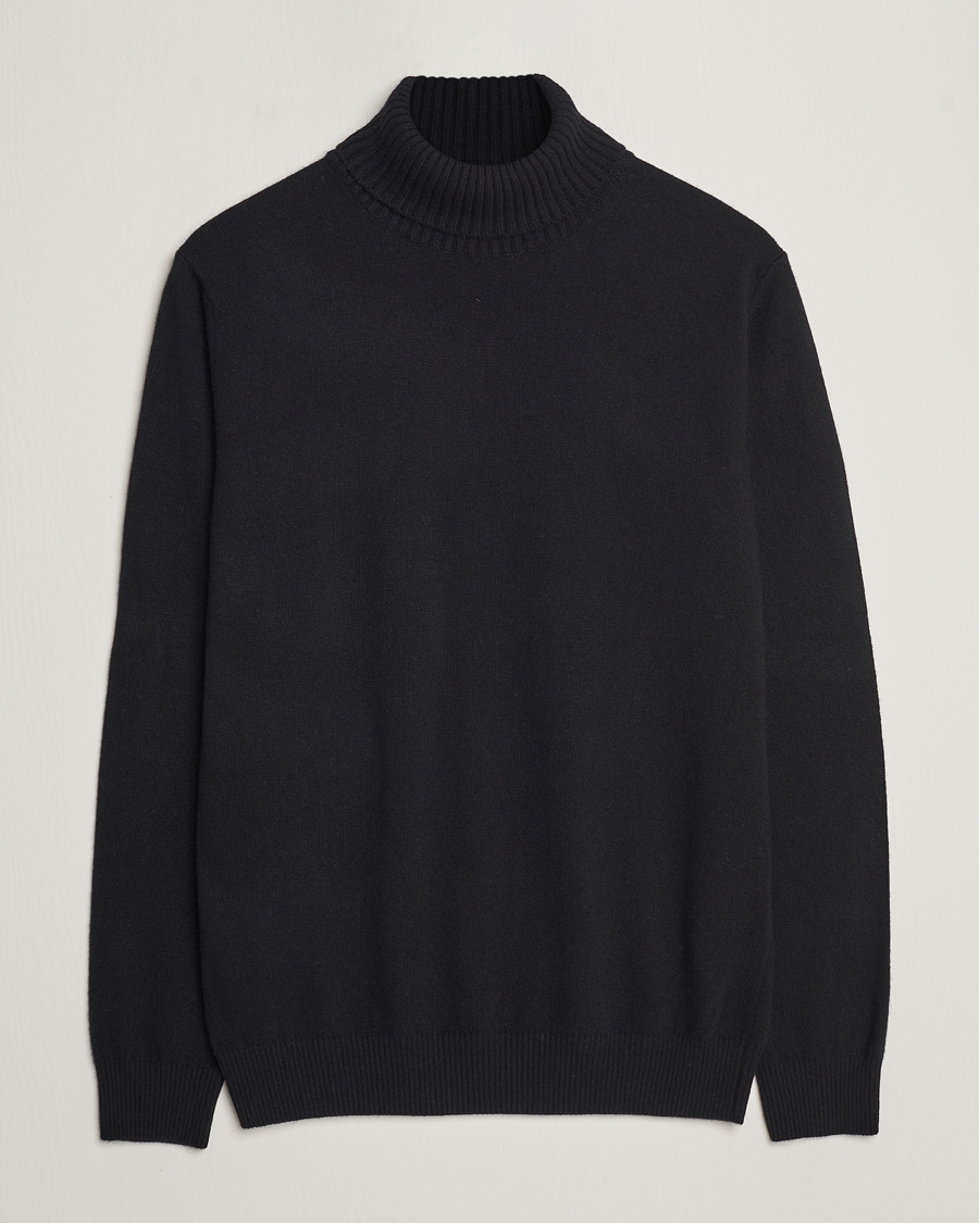 Herre | Gensere | Oscar Jacobson | Salim Wool/Cashmere Rollneck Black