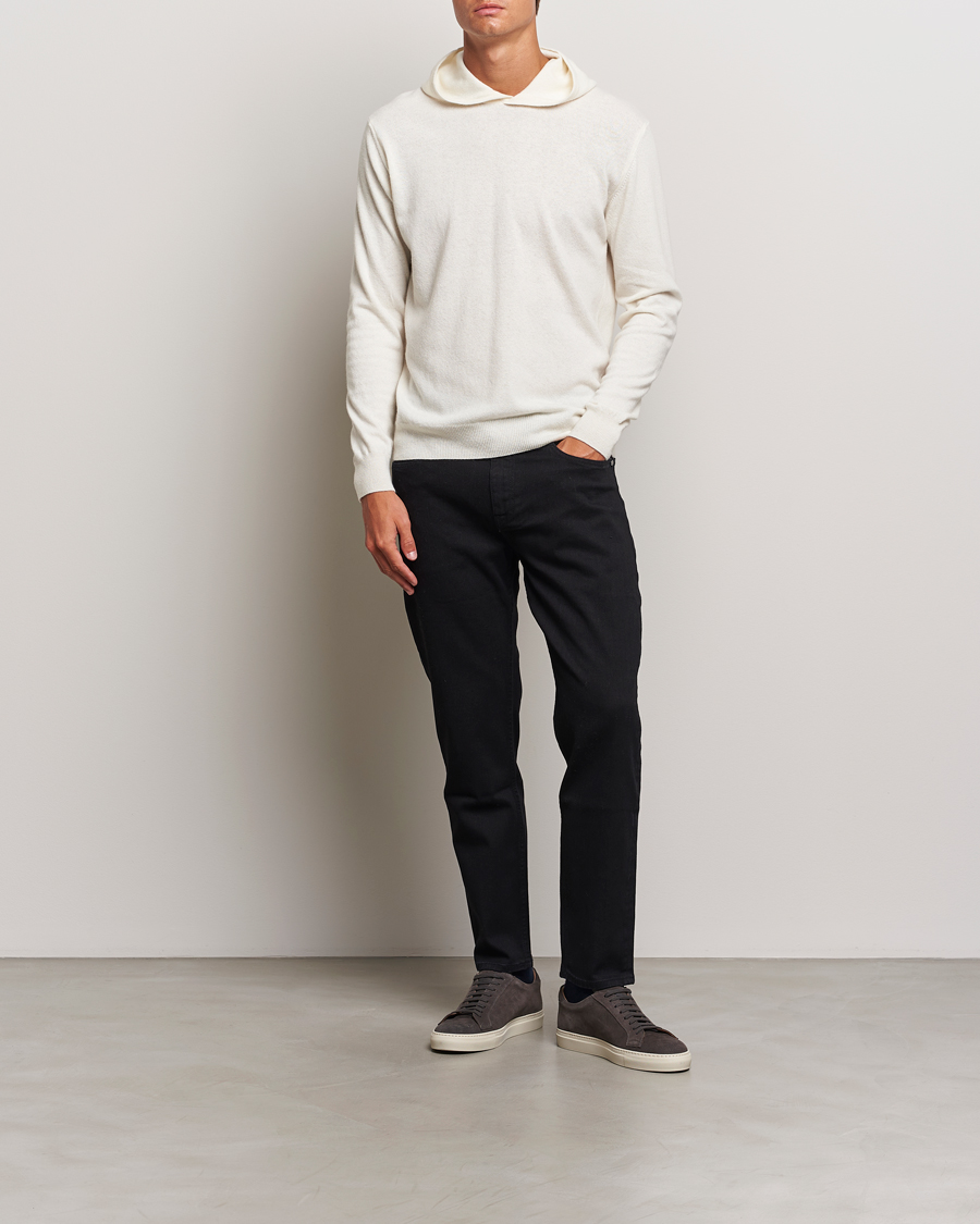 Herre | Gensere | Oscar Jacobson | Pascal Wool/Cashmere Hoodie Creme