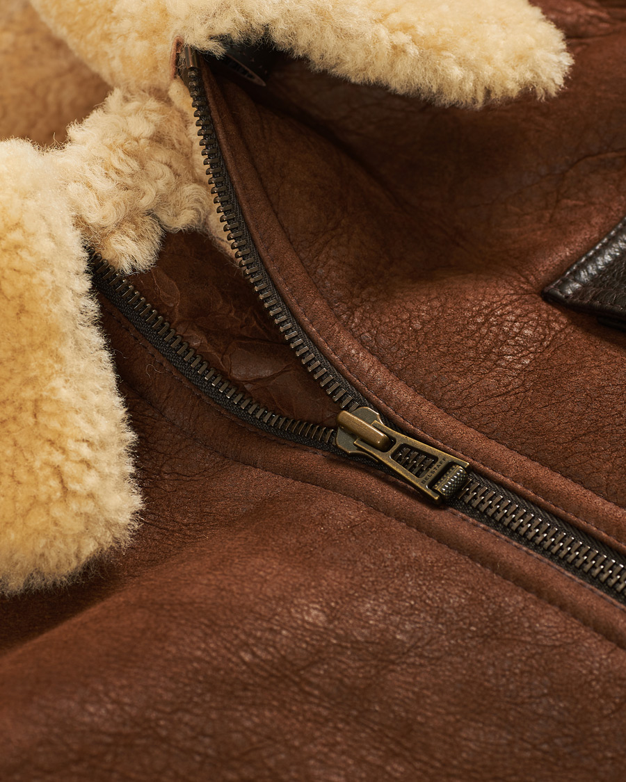 Herre | Jakker | Belstaff | Astell Sherling Leather Jacket Brown/Natural
