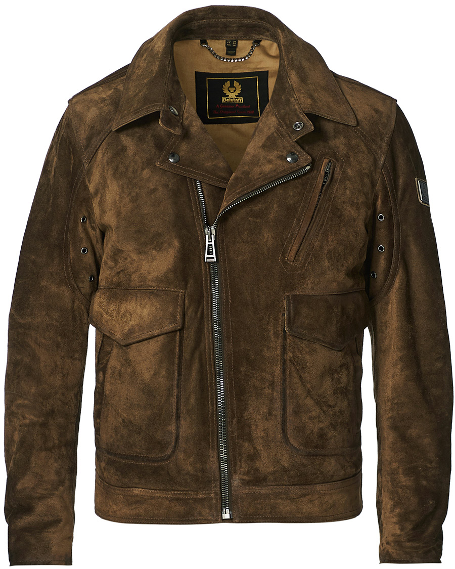 Herre | Jakker | Belstaff | Charlie Suede Jacket Windsor Moss