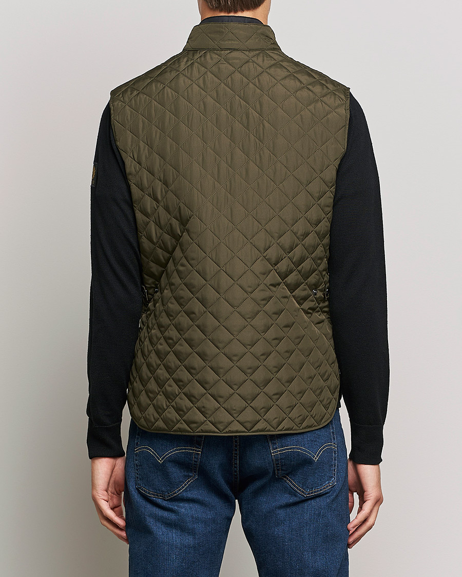 Herre | Vester | Belstaff | Waistcoat Quilted Faded Olive
