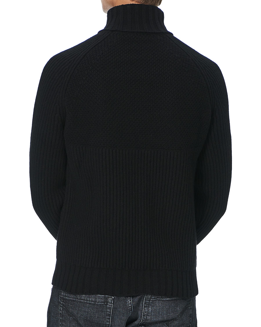 Herre | Gensere | Belstaff | Marine Knitted Rollneck Black