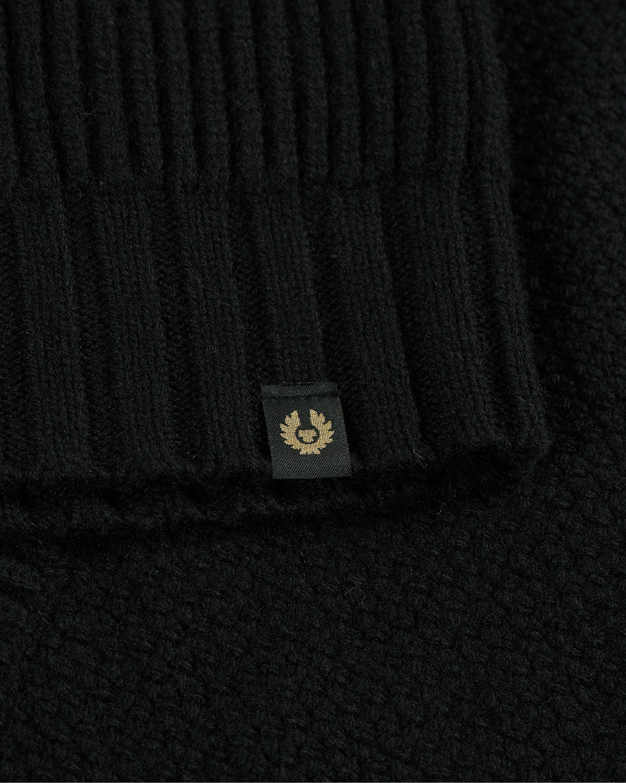 Herre | Gensere | Belstaff | Marine Knitted Rollneck Black