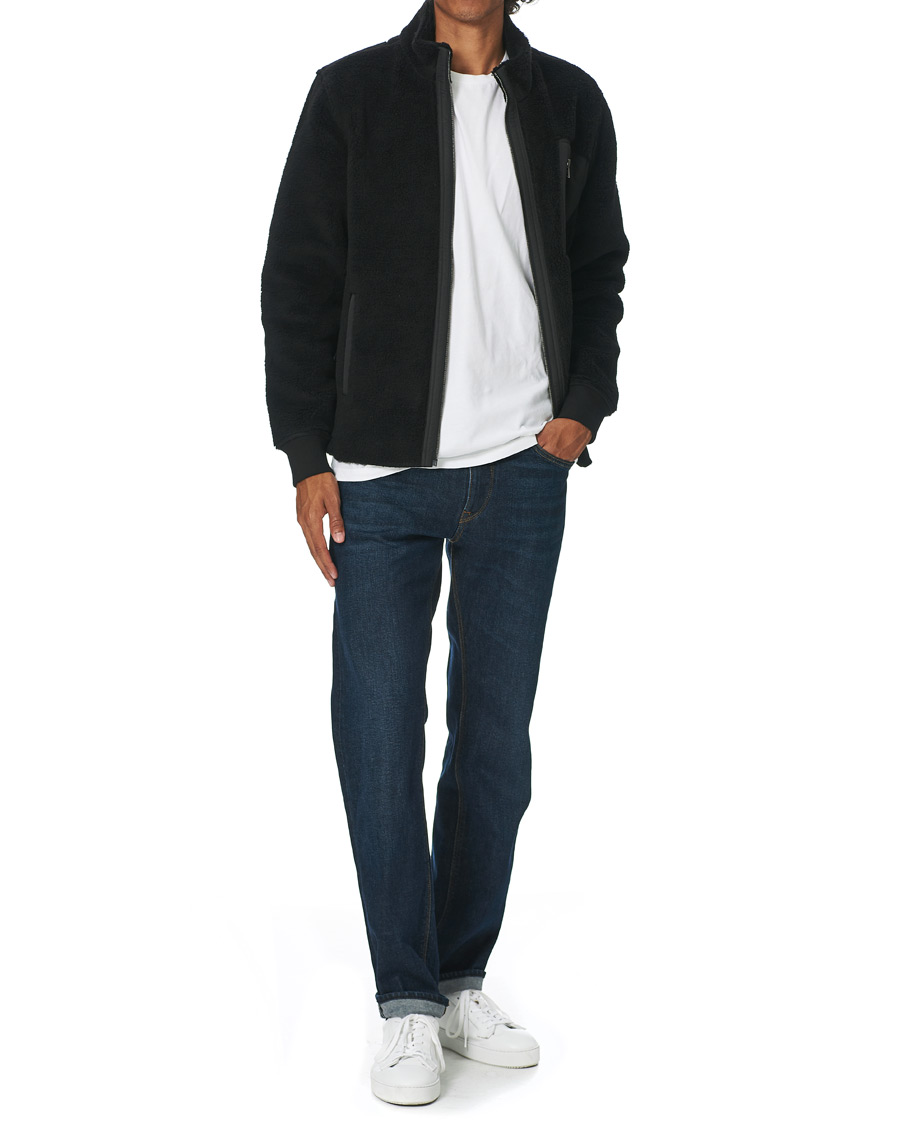 Herre | Gensere | Belstaff | Herne Full Zip Pile Fleece Black
