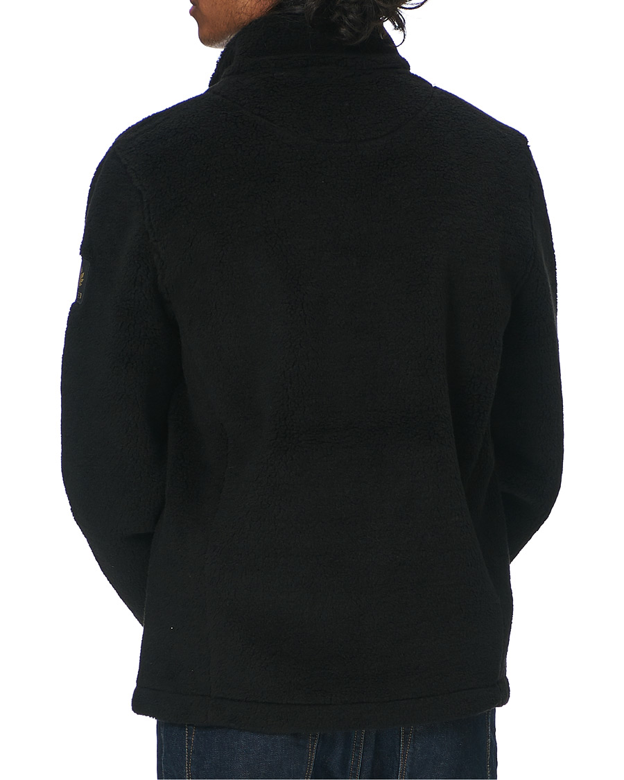 Herre | Gensere | Belstaff | Herne Full Zip Pile Fleece Black