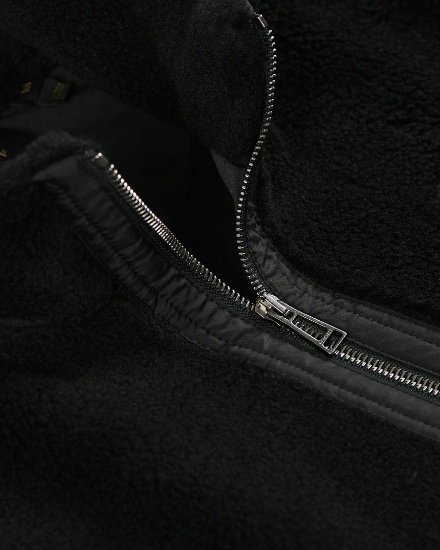 Herre | Gensere | Belstaff | Herne Full Zip Pile Fleece Black
