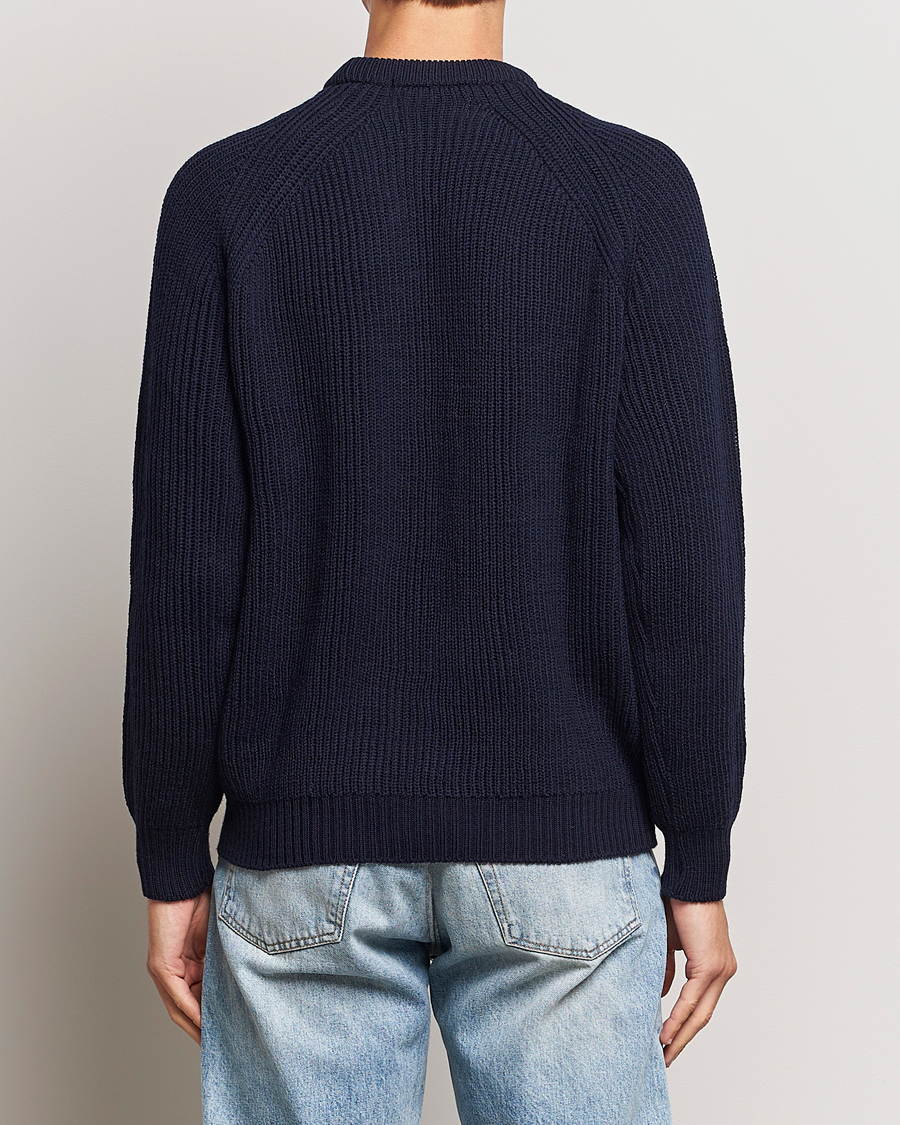 Herre | Gensere | Peregrine | Ford Knitted Wool Jumper Navy