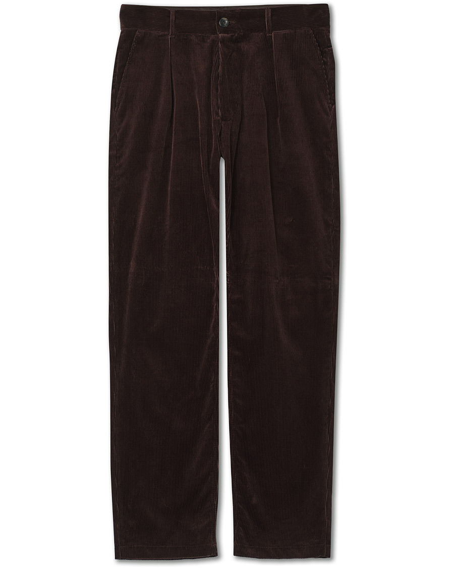 Herre | Bukser | Private White V.C. | Pocket Corduroy Trousers Chocolate