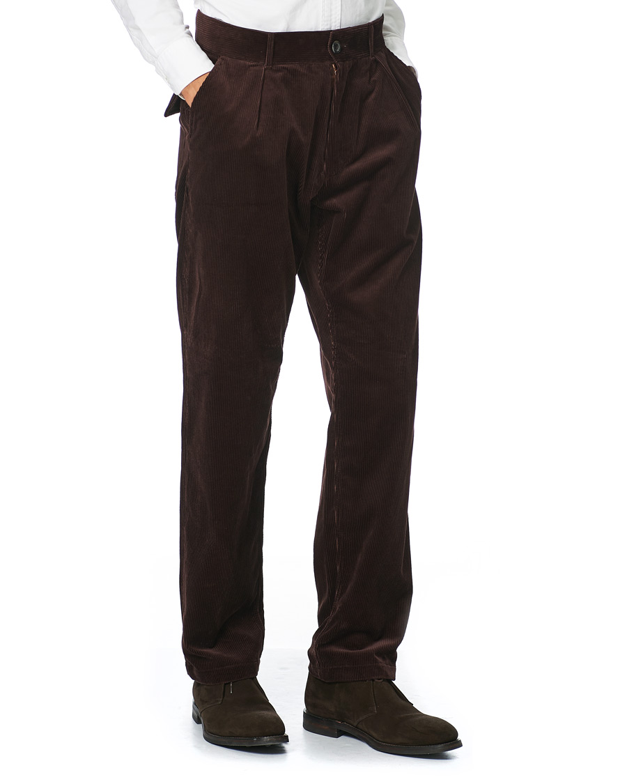 Herre | Bukser | Private White V.C. | Pocket Corduroy Trousers Chocolate