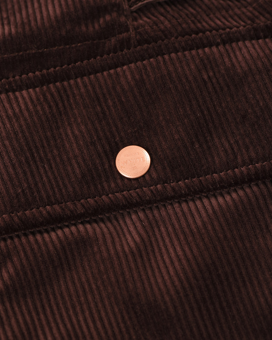 Herre | Bukser | Private White V.C. | Pocket Corduroy Trousers Chocolate
