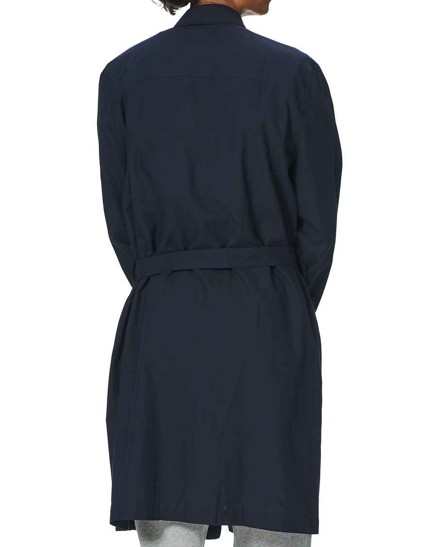 Herre | Pyjamaser og badekåper | Sunspel | Cotton Robe Navy