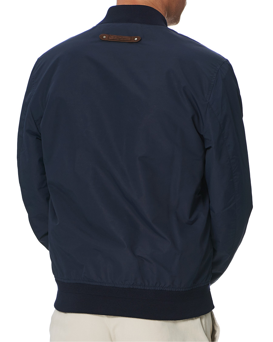 Herre | Jakker | Ralph Lauren Purple Label | Drayton Lined Bomber Jacket Chairman Navy