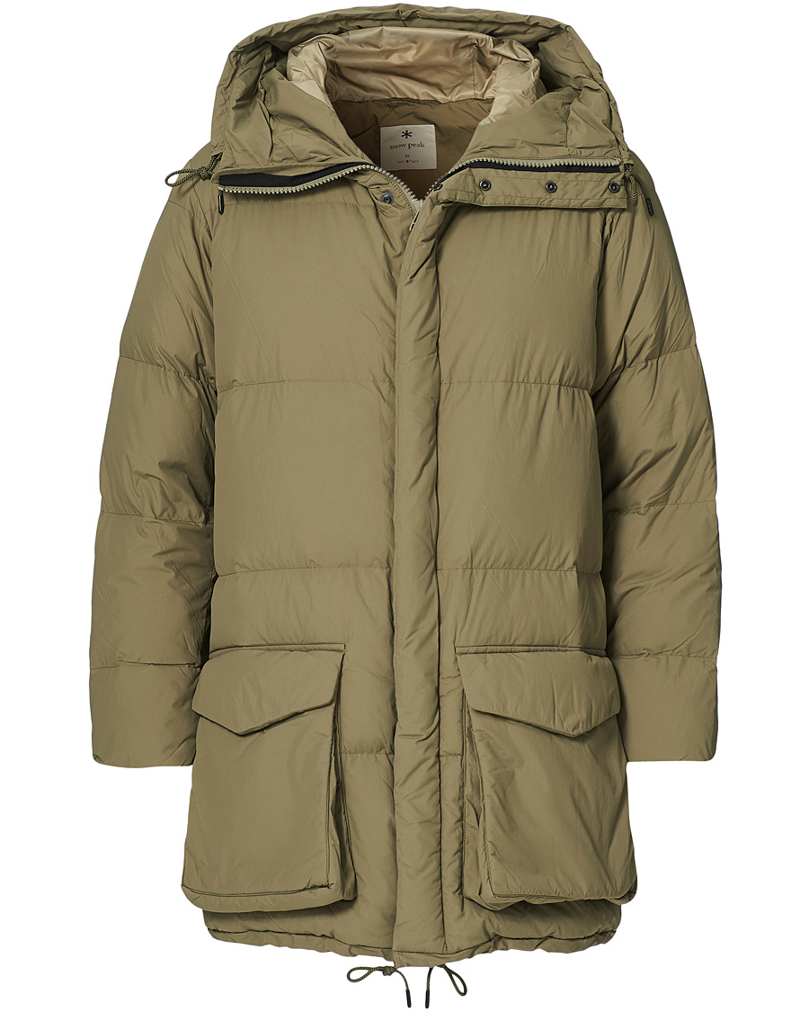 Herre | Jakker | Snow Peak | Recycled Nylon Ripstop Down Coat Beige