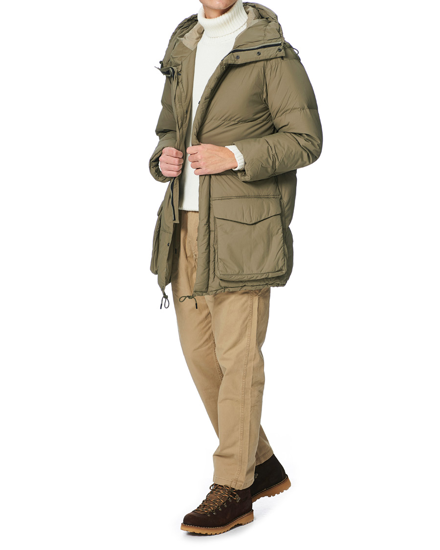 Herre | Jakker | Snow Peak | Recycled Nylon Ripstop Down Coat Beige